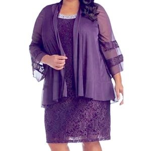 R&M Richards 2-piece beautiful lace dress